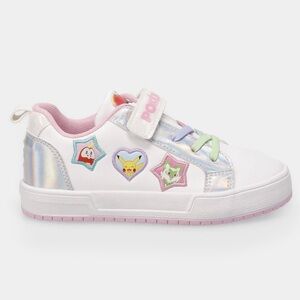 Pokemon Little Kids Lace-Up Sneakers With Velcro Strap